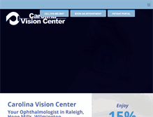 Tablet Screenshot of carolinavisioncenter.com